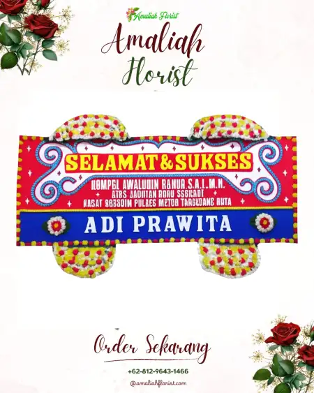 Papan Bunga Ucapan Selamat Babul Makmur