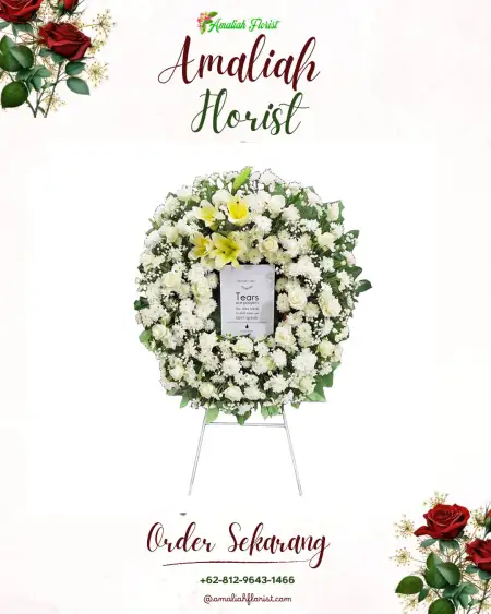 Krans Bunga Duka Babul Makmur